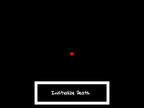 Undertale Death Animation