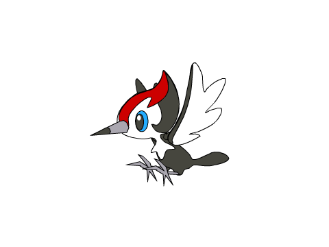 Pikipek flying animation