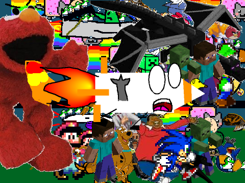 Add yourself running from ELMO!!!!!!!!! remix-11 remix remix