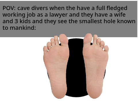 cave diving