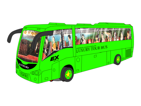 (297th chinafake/knockoff toy project) Luxury Tour Bus