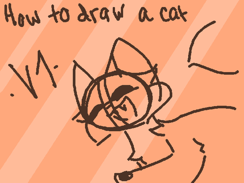 ✨ How To Draw A Cat ✨ V1