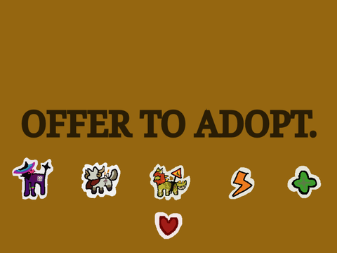 OPEN! • OTA • OFFER TO ADOPT