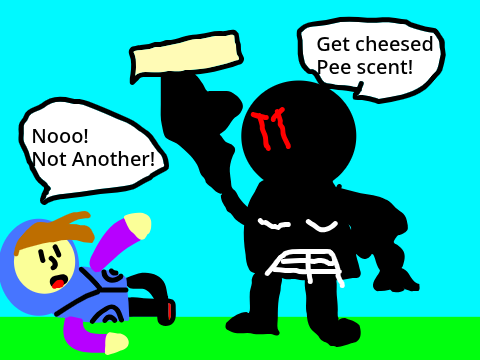 Buff Mark Throws Cheese.
