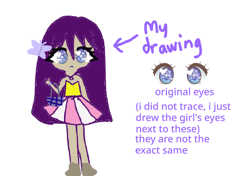 Trying to draw anime eyes