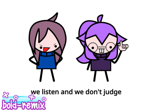 we listen and we don't judge - animation
