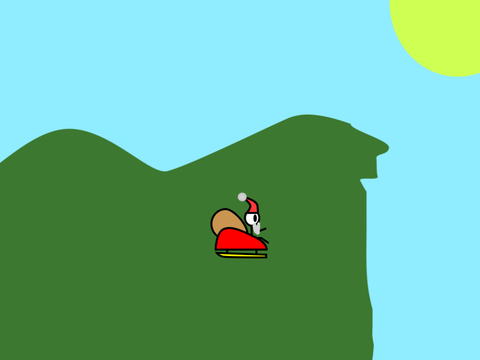 Santa sled run