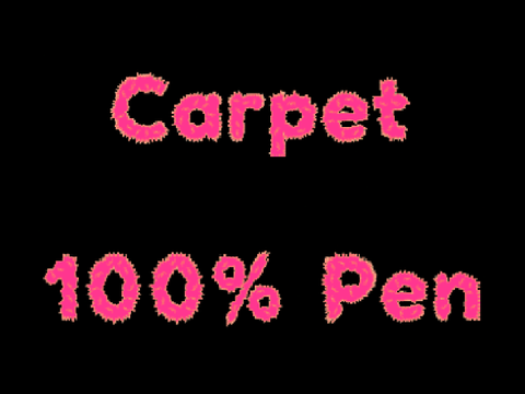 Carpet 100% Pen