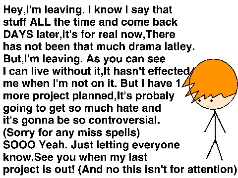 Leaving....