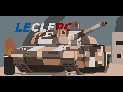 120mm Baguette Launcher - Leclerc polyart 