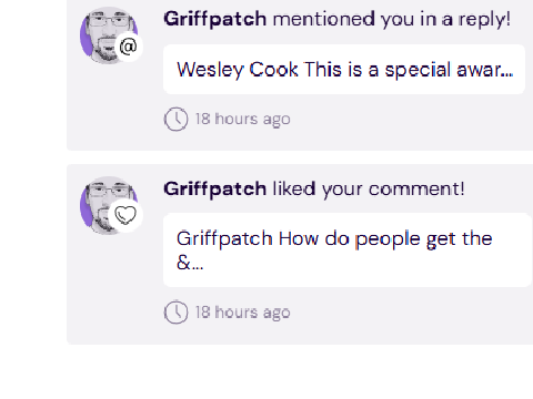GRIFFPATCH TALKED TO ME!