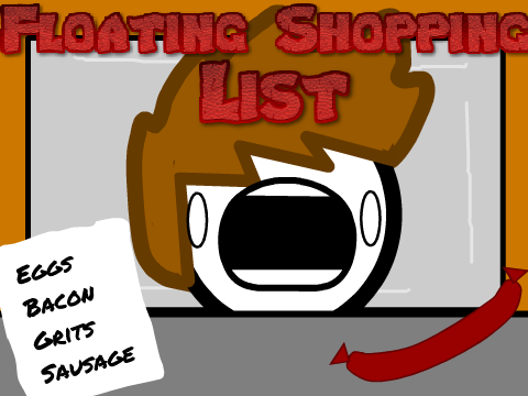 Floating Shopping List