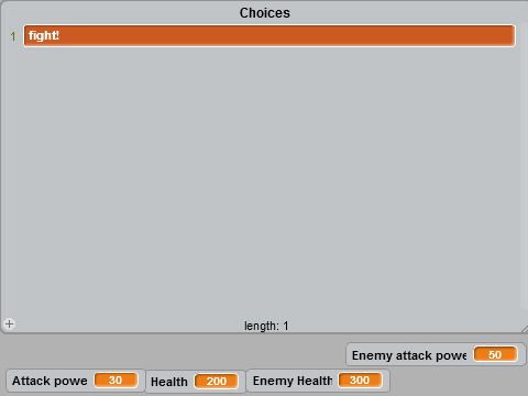 Battle simulator (sneak peak of list rpg)