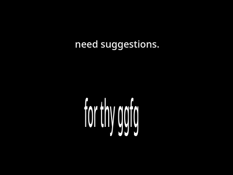 GGFG song suggestions