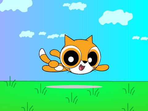 Powerpuff'd Scratch Cat 