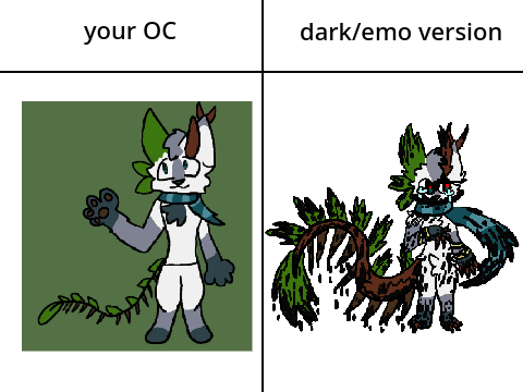 make him emo I want it /nf (love roz, also I like how I can draw him from memory now lol)