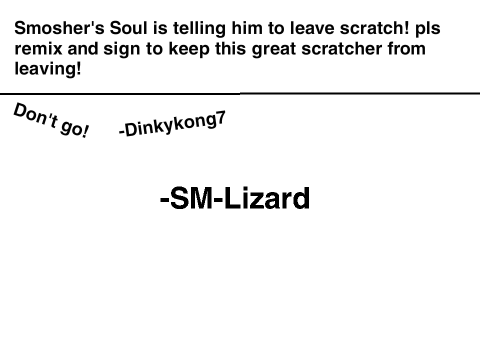 Smosher's Soul is trying to condeme Him!