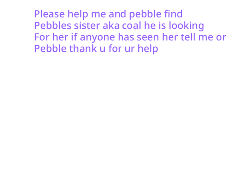 Help me and @_Pebbles__Alt find coal