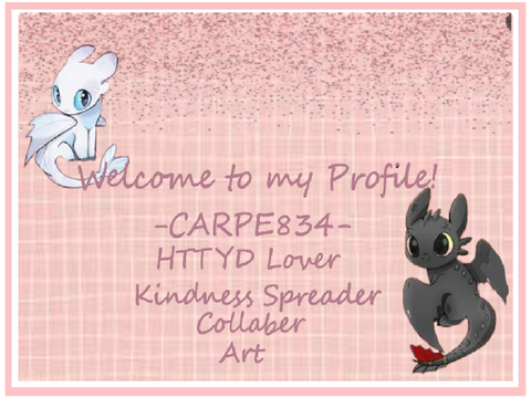 Welcome Banner for @CARPE834
