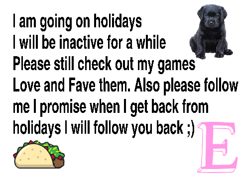 I am going on holidays