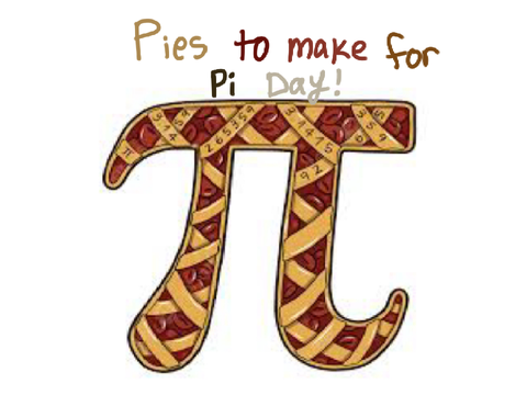 Pies to make for pi day!!