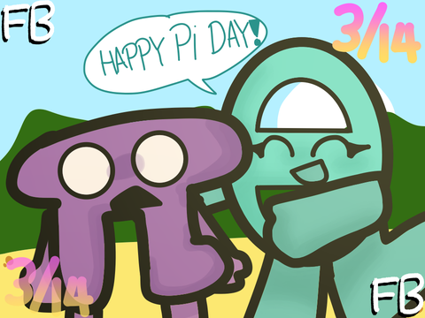 algebralien fanart for pi day or smth idunno