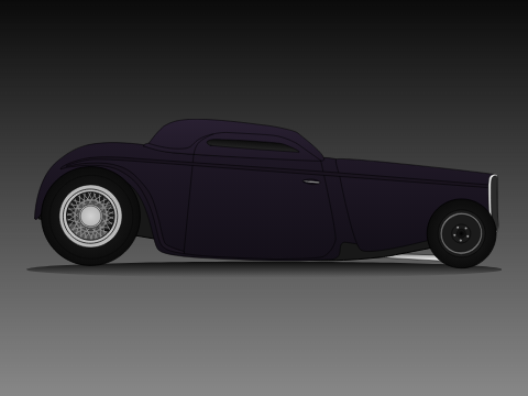 '34 ford "widow"