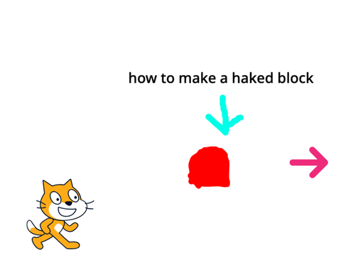 how to make a haked block