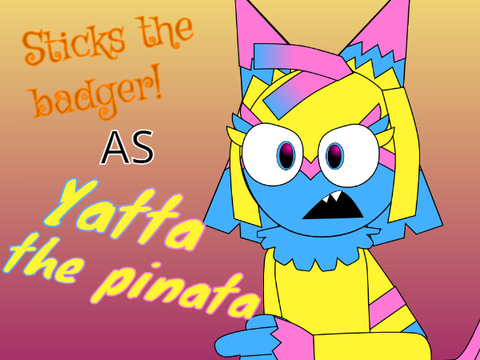 Yatta being silly