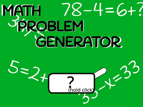 Math Problem Generator