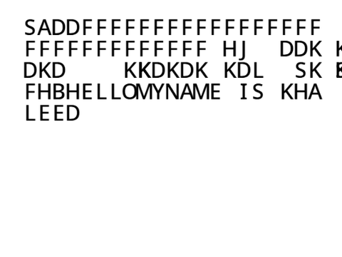 Bad Keyboard