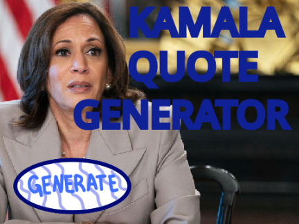 Kamala quote generator