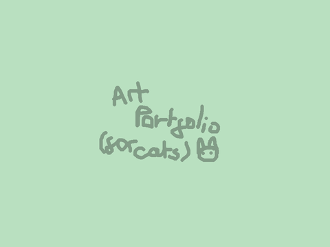 (cat) art portfolio!