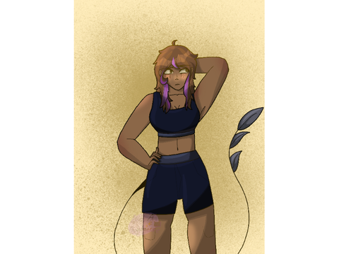 trying out a new art style