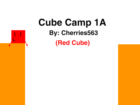 Cube Camp 1A Red Cube