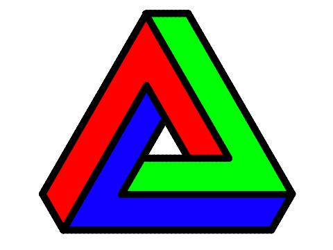 Penrose Triangle 100%Pen