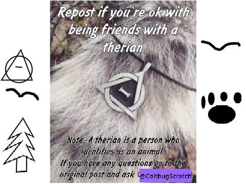 Repost If You're Okay With Being Friends With A Therian remix remix remix remix remix