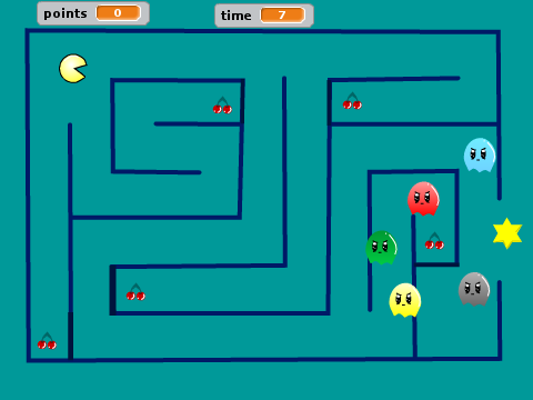 Pac-Man and the Ghosts