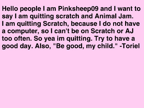 Quitting?
