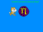 Scratch cat learns about pi day | Pi day 2025