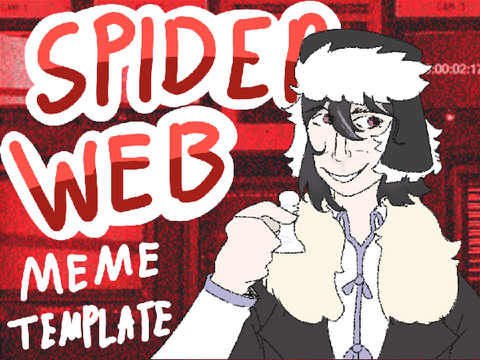 SPIDERWEB // meme template