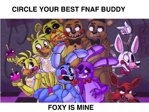 Circle your best fnaf buddy remix