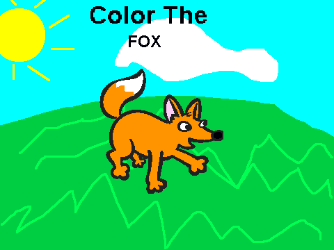 COLORING contest FOX