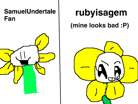 How do you draw flowey remix