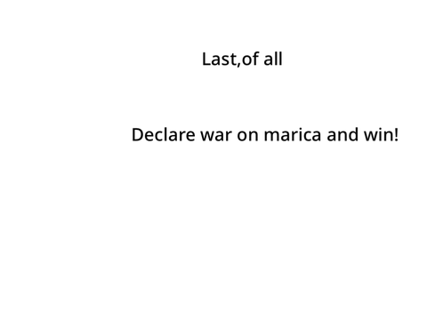 HOW TO MAKE MARICA ANGRY
