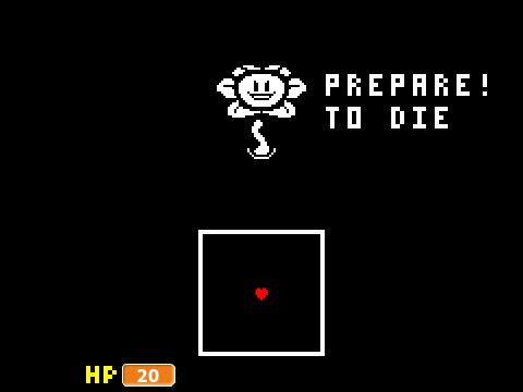 UnderTale Flowey battle kinda