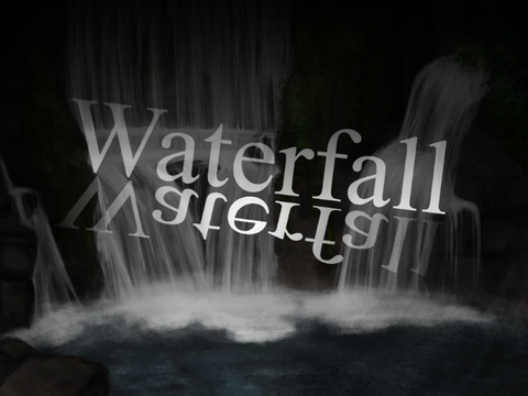 Waterfall Drawing