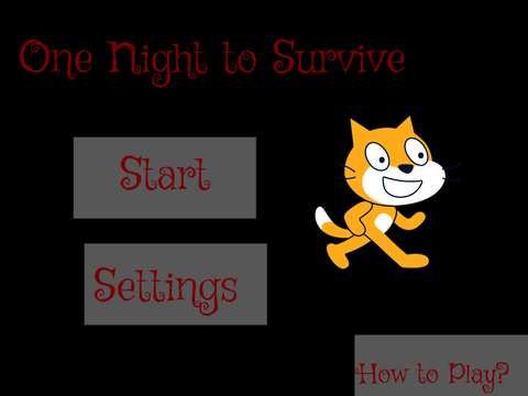 One night to survive Main menu leak