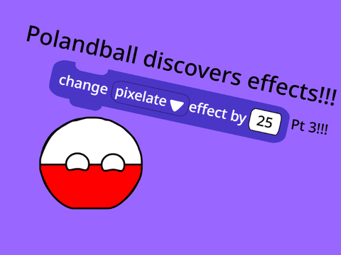 Polandball discovers pixelate effects