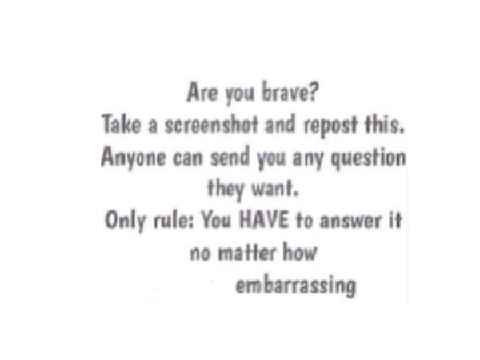 Are you brave